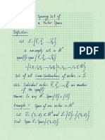 Spanning Set of A Vector Space-1