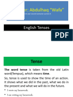 English Tenses First Part