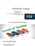 Levels of Software Testing