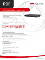 Especificaciones Tecnicas DS-7608NXI-K1 - 8P - NVR (B) - V4.74.000 - 20230209