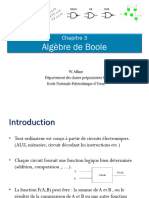 CHAPITRE 3 (Algèbre de Bool)