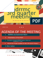 MDRRMC 3rd Quarter Meeting 2023