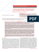 Gene Polymorphism of Responder Relapser and Nonresponder of Chronic HCV Infection Among Ethnic Tribes of Punjab Pakistan