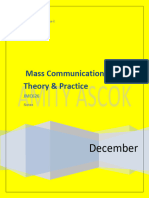 NOTES-Mass Communication Theory & Practice