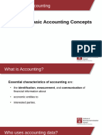 CH 1 - Basic Accounting Concepts