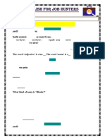 Parts of Speech & Noun (MCQ Practice Sheet-5)