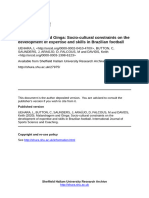 Malandragem and Ginga - Socio-Cultural Constraints On The Development of Expertise and Skills in Brazilian Football