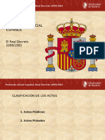 Protocolo Oficial Espanol. El Real Decreto 2099-1983-2