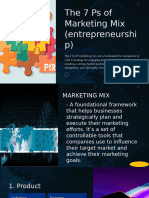 The 7 Ps of Marketing Mix Entrepreneurship