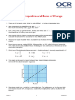 5 Ratio, Proportion and Rates of Change (H)