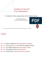 Complexity of Linear Programming and The Ellipsoid Method