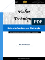 Fiches Techniques: Soins Infirmiers en Chirurgie