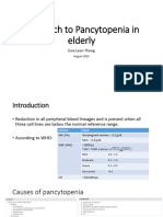 Approach To Pancytopenia in Elderly