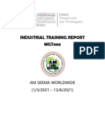 Industrial Training Report MGT666: Am Seema Worldwide (1/3/2021 13/8/2021)