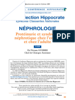 Proteinurie Et Syndrome Néphrotique