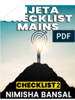 ENGLISH MAINS VIJETA CHECKLIST 2 BY NIMISHA MAM 25 Jan 2024 Docx