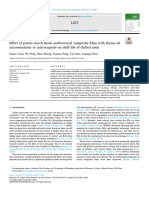 Effect of Potato Starch-Based Antibacterial Composite Films With Thyme Oil Microemulsion or Microcapsule On Shelf Life of Chilled Meat