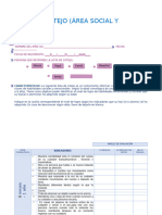 Lista de Cotejo Area Social y Emocional Unidad 2 Diplomado