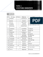 Topic 1 - Cultural Identity