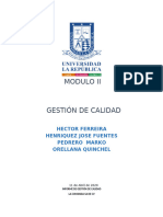 Gestion de Calidad Modulo 2 - Trabajo Grupal