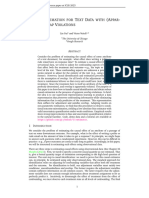 C E T D (A - ) O V: Ausal Stimation For EXT Ata With Ppar ENT Verlap Iolations