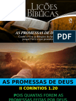 4 Trimestre Terceira Lição As Promessas de Deus para Igreja