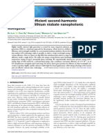 Highly Tunable Efficient Second-Harmonic Generatio