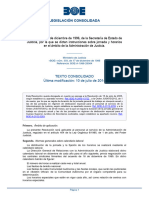 Resolución 5 Diciembre 1996, Instrucciones Sobre Jornada y Horarios Administración de Justicia