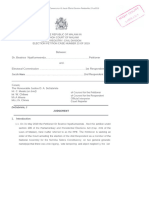 NyaKumwenda V Electoral Commission Anor (Election Petition 23 of 2019) 2019 MWHC 107 (29 July 2019)