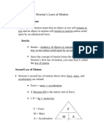 Newton Laws Notes - Teacher