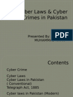 Presentation On Cyber Laws in Pakistan Niaz SB