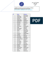 Candidats Convoques Concours Master Math