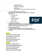 Avaliação de Intervenção - Filosofia