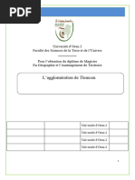 L Agglomération de Tlemcen: Étalement Et Recompositions Urbaines