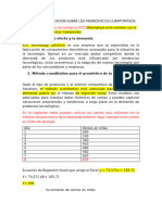 Informe de Aplicación de Pronósticos Cuantitativos