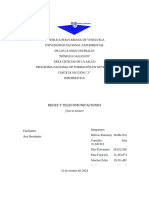 Informe de Redes y Telecomunicaciones