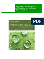 Ebooks File Developing Your Theoretical Orientation For Counseling and Psychotherapy 4th Edition Duane A. Halbur All Chapters