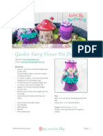 Garden Fairy Flower Pot Doll