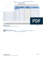 Attendance Sheet