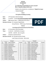 Workshop On Digital Leverage Unlocking Social Media For Career Growth