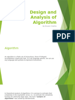 Design & Analysis of Algorithm