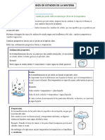 Ficha #34 Cambios de La Materia