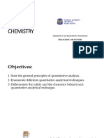 Introduction To Quantitative Analysis in Chemistry MR