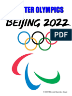 2022 Winter Olympics Activity Book