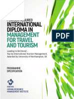 Spec - Pearson Assured International Diploma in Management For Travel and Tourism - HRMI