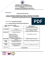 Training Design Matrix For Inset-2024-2025