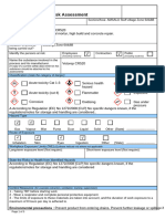 CoSHH Risk Assessment To Vetorep CR520