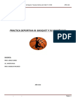 Cartilla de Basquetbol