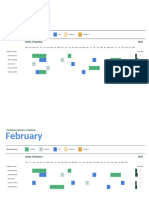 Employee Absence Schedule