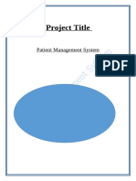 Patient Management System